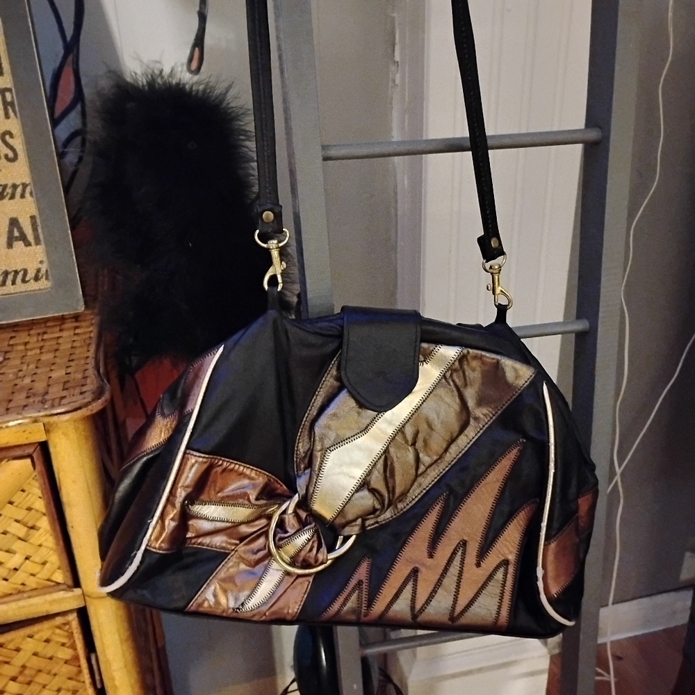Paris Hilton Handbags crossbody purse gold satin